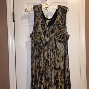 Animal print dress size XL